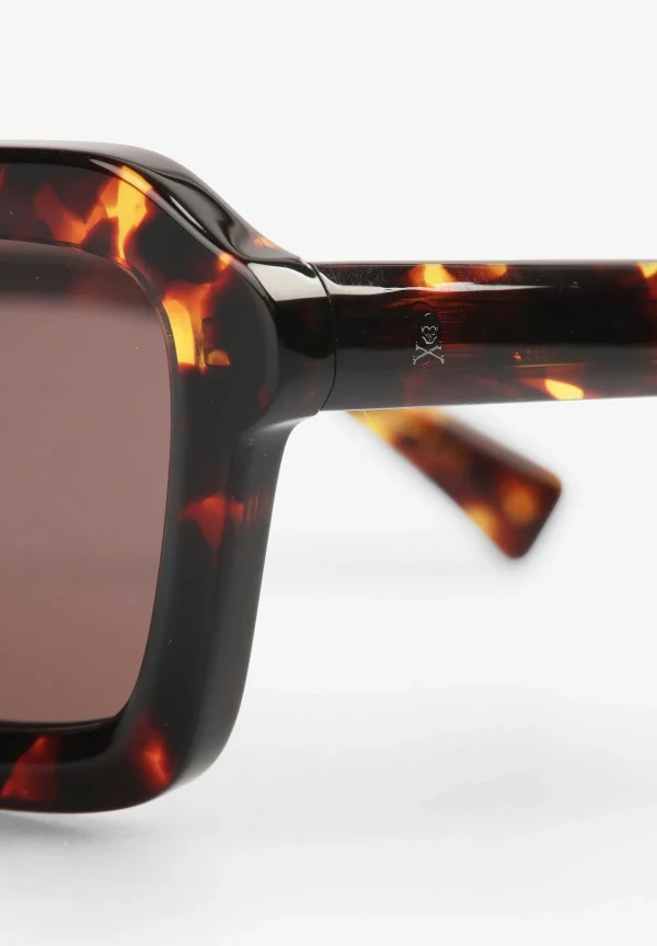 Clearance Scalpers Gafas Sol Cuadradas Pasta Efecto Carey