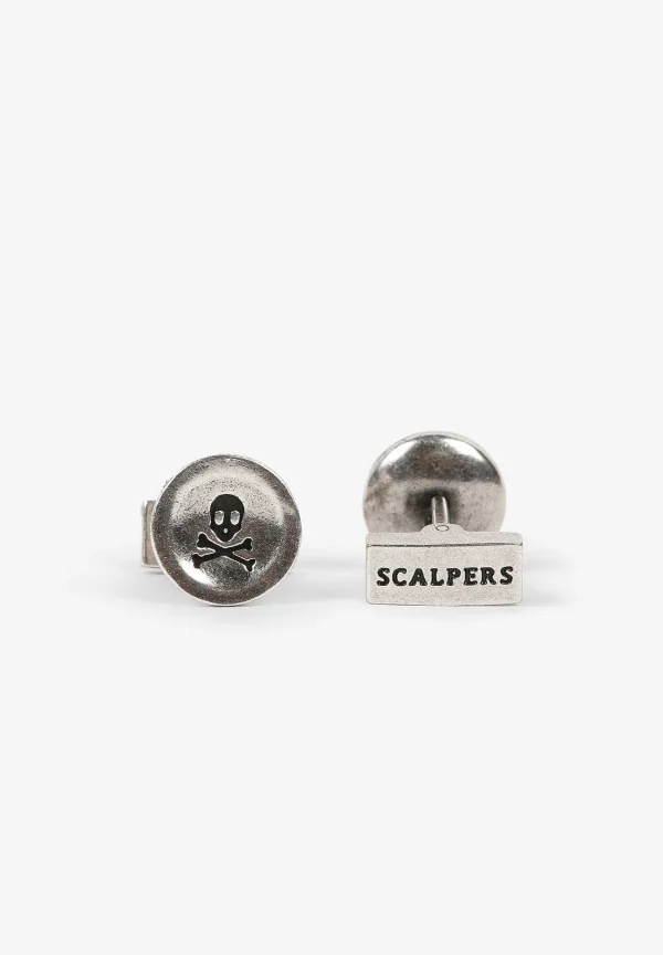 Hot Scalpers Gemelos Redondos Calavera Grabada