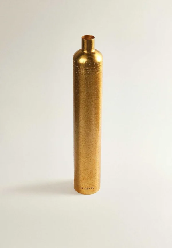 Shop Scalpers Jarron Decorativo Metal Dorado