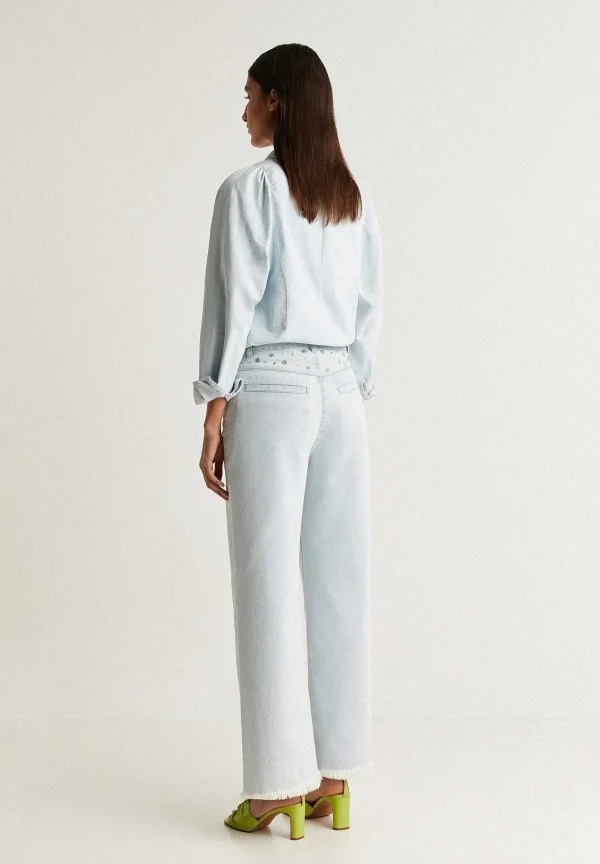 Store Scalpers Jeans Culotte Detalle Tachas