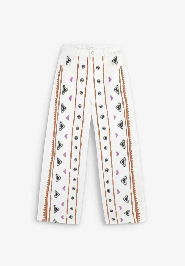 Outlet Scalpers Jeans Motivos Etnicos Bordados