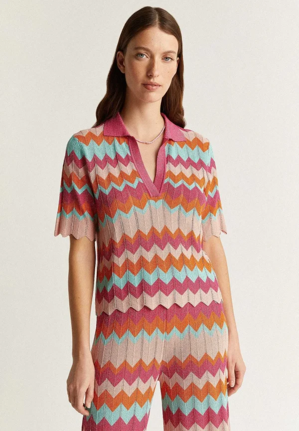 Outlet Scalpers Jersey Punto Lurex Calados