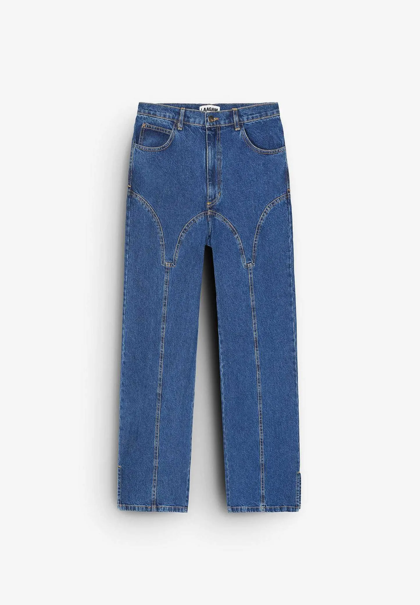 laagam__pantalon_denimes__0.webp Best Sale Scalpers Laagam | Pantalon De-Nimes Indigo