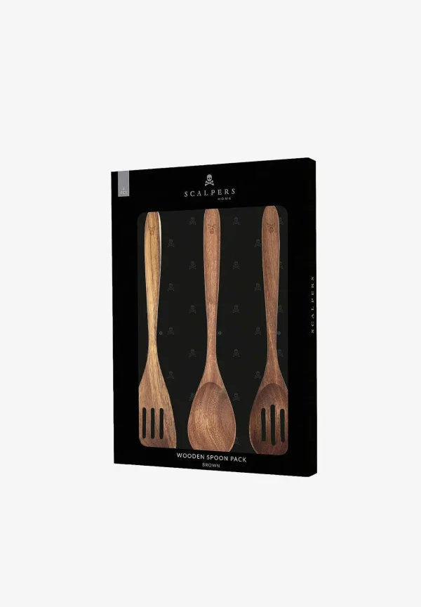 Cheap Scalpers Pack Utensilios De Madera Calavera