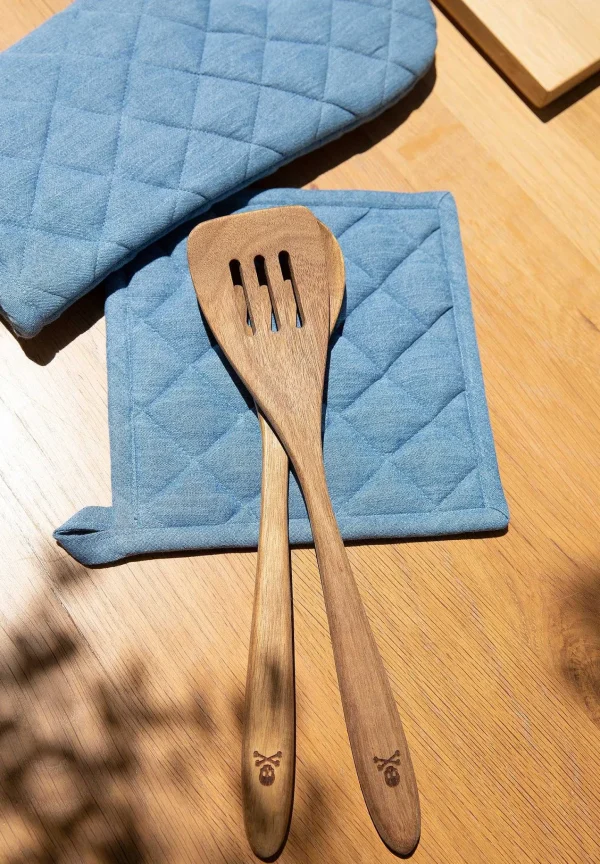 Cheap Scalpers Pack Utensilios De Madera Calavera