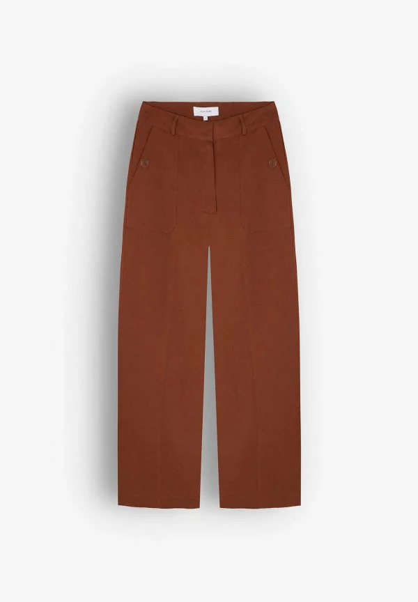 Flash Sale Scalpers Pantalon Culotte Bolsillo Boton