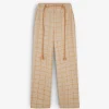 Store Scalpers Pantalon Fluido Cuadros