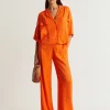 Fashion Scalpers Pantalon Fluido Detalles Geometricos