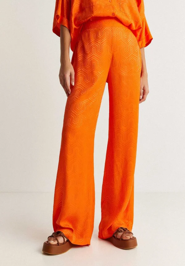 Fashion Scalpers Pantalon Fluido Detalles Geometricos