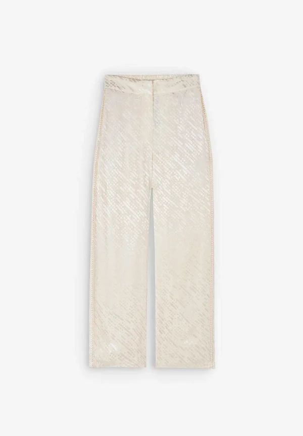 Store Scalpers Pantalon Jacquard Detalles Metalizados