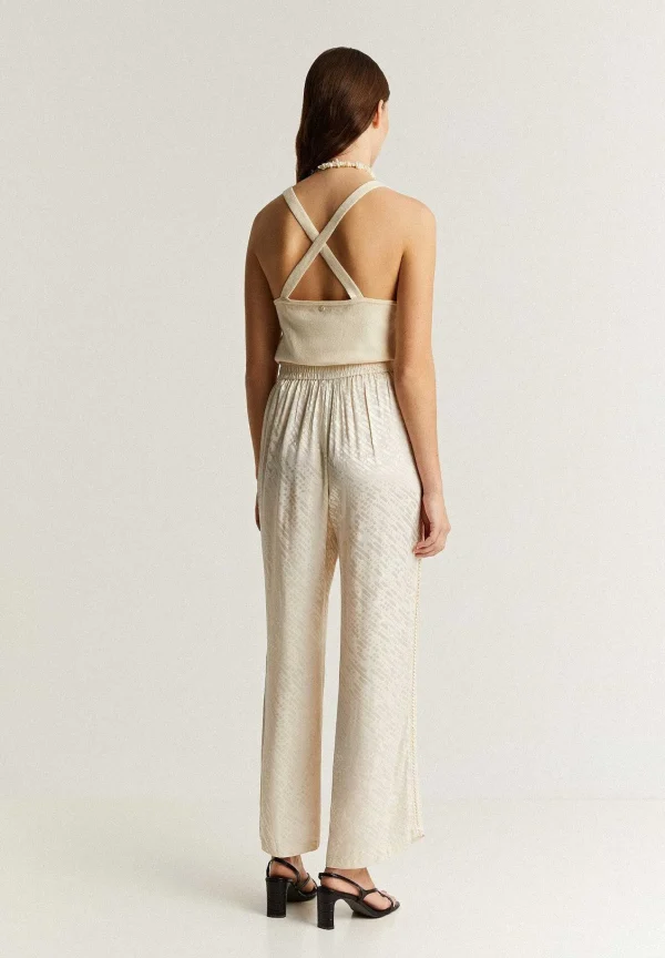 Store Scalpers Pantalon Jacquard Detalles Metalizados