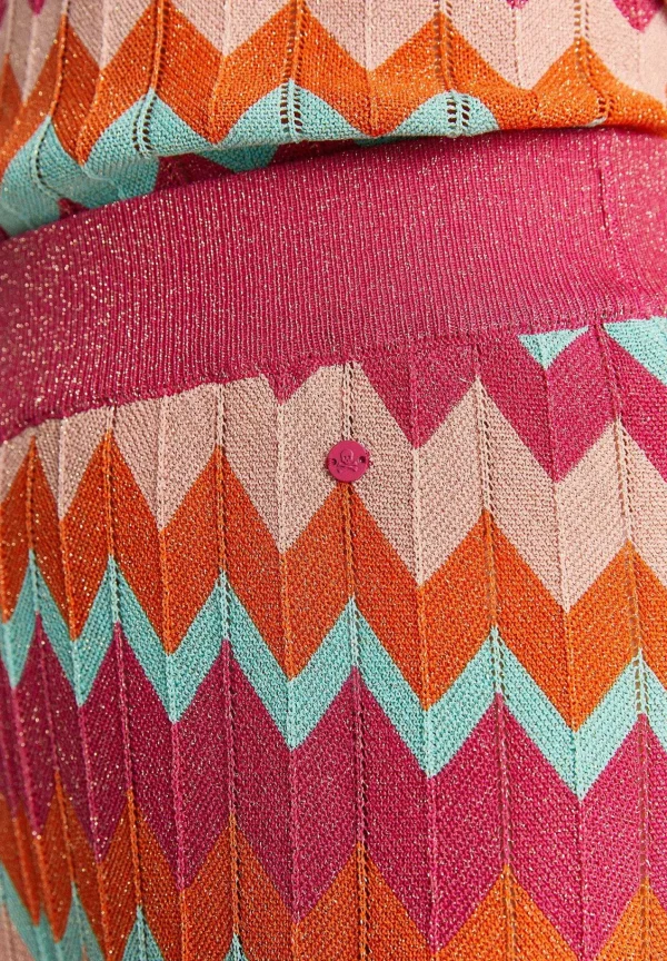 Fashion Scalpers Pantalon Punto Zigzag Lurex