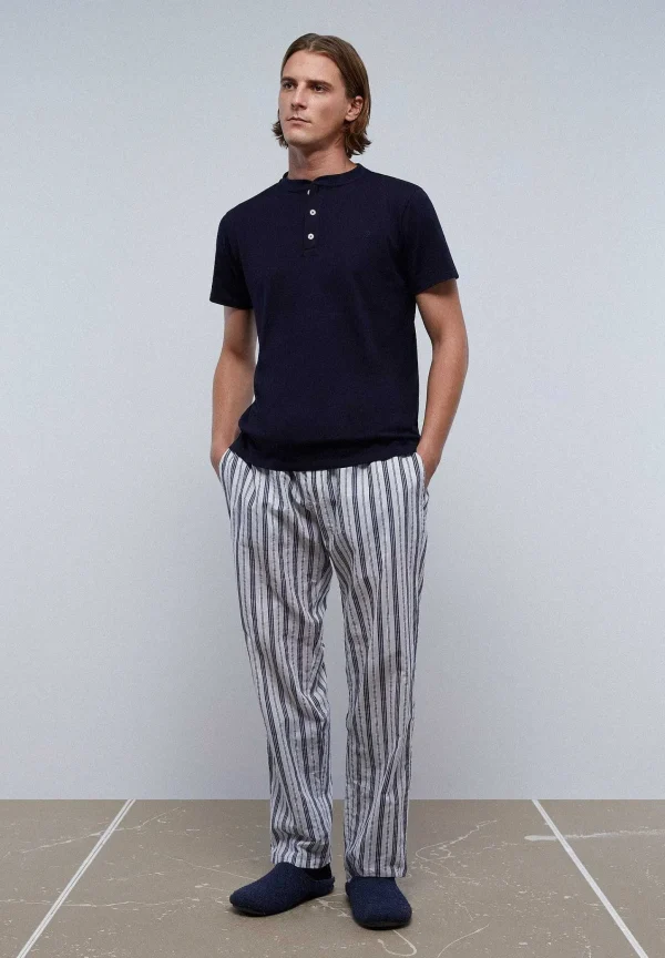 Online Scalpers Pijama Detalle Pantalon Rayas
