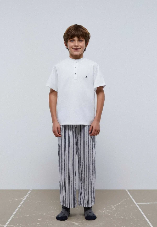 Store Scalpers Pijama Detalle Pantalon Rayas