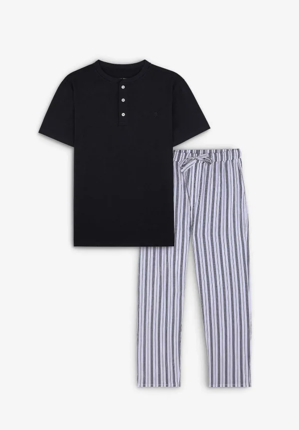 Fashion Scalpers Pijama Detalle Pantalon Rayas