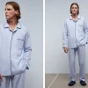 Hot Scalpers Pijama Rayas Ribete Contraste