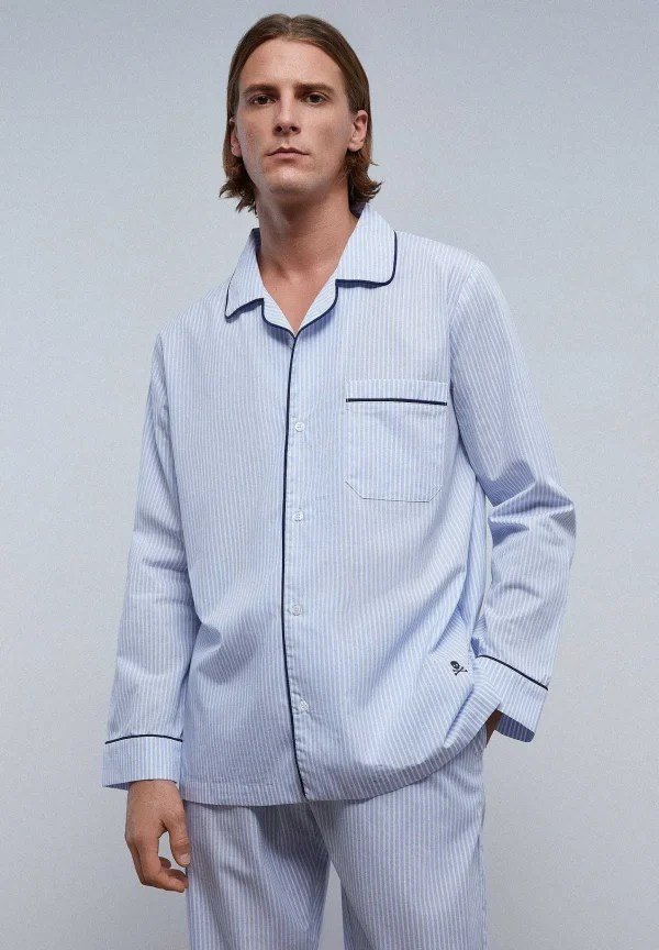 Best Sale Scalpers Pijama Rayas Ribete Contraste