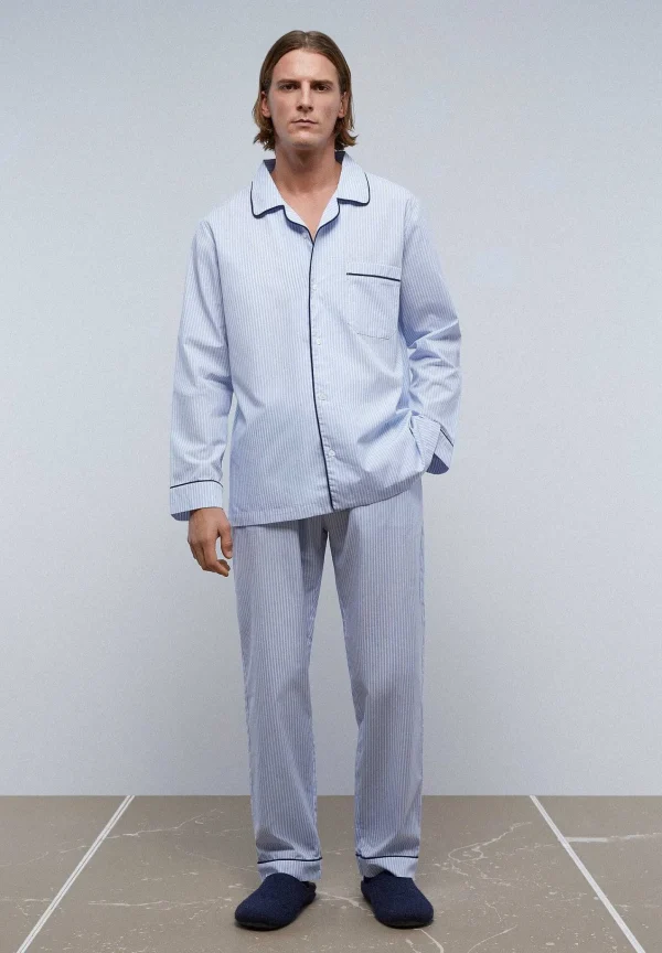 Hot Scalpers Pijama Rayas Ribete Contraste