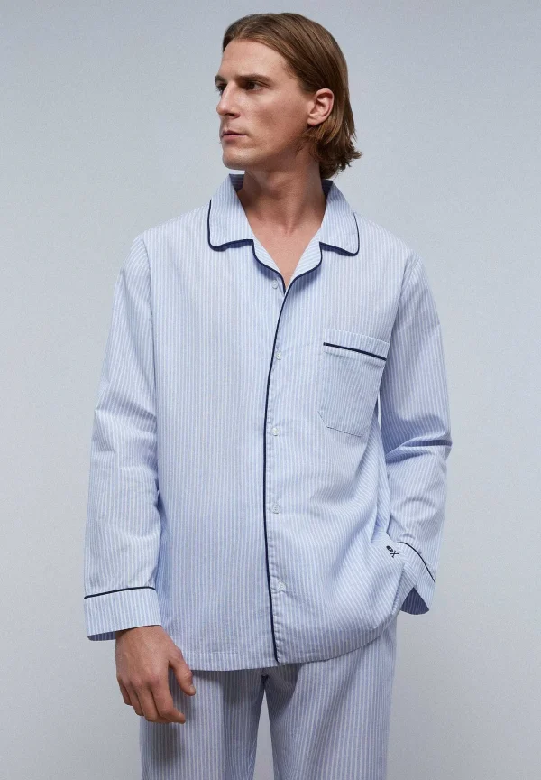Hot Scalpers Pijama Rayas Ribete Contraste