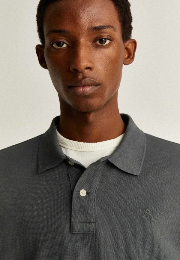 New Scalpers Polo Basico Calavera Tono