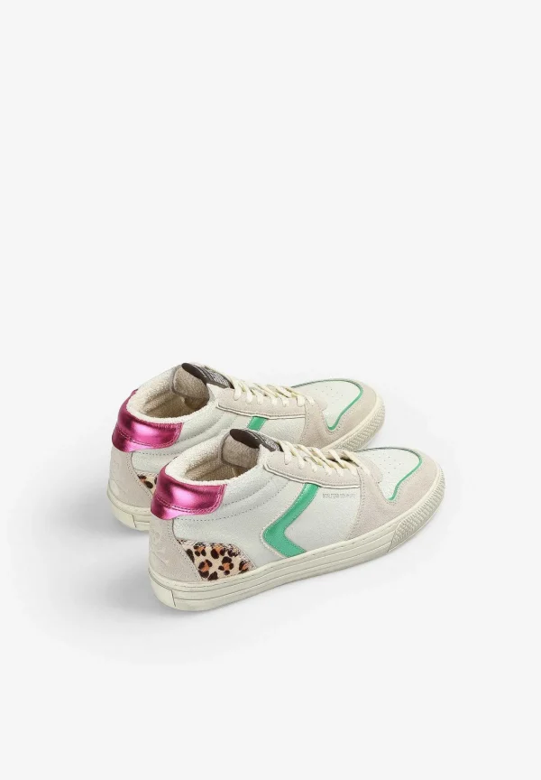 Discount Scalpers Sneakers Altas Detalles Metalizados