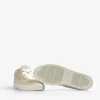 New Scalpers Sneakers Animal Print Detalle Metalizado
