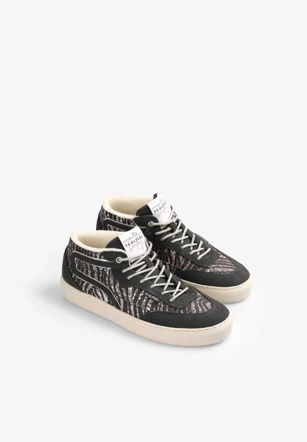 Best Sale Scalpers Sneakers Animal Print Glitter