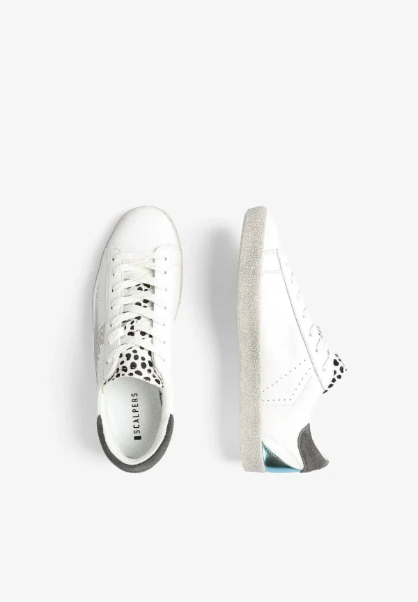 Outlet Scalpers Sneakers Bajas Detalle Animal Print