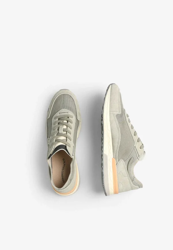 Clearance Scalpers Sneakers Calavera Detalles Ante