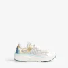 New Scalpers Sneakers Rayas Detalle Metalizado