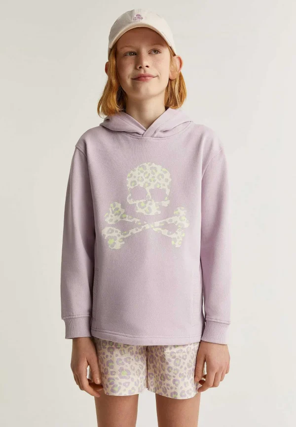 Store Scalpers Sudadera Capucha Calavera Animal Print