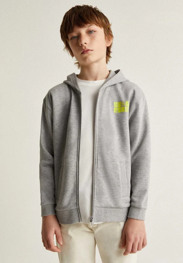 Clearance Scalpers Sudadera Capucha Cremallera