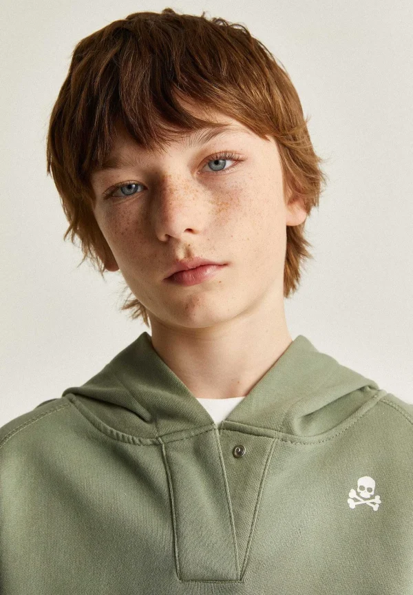 Sale Scalpers Sudadera Capucha Detalle Cuello