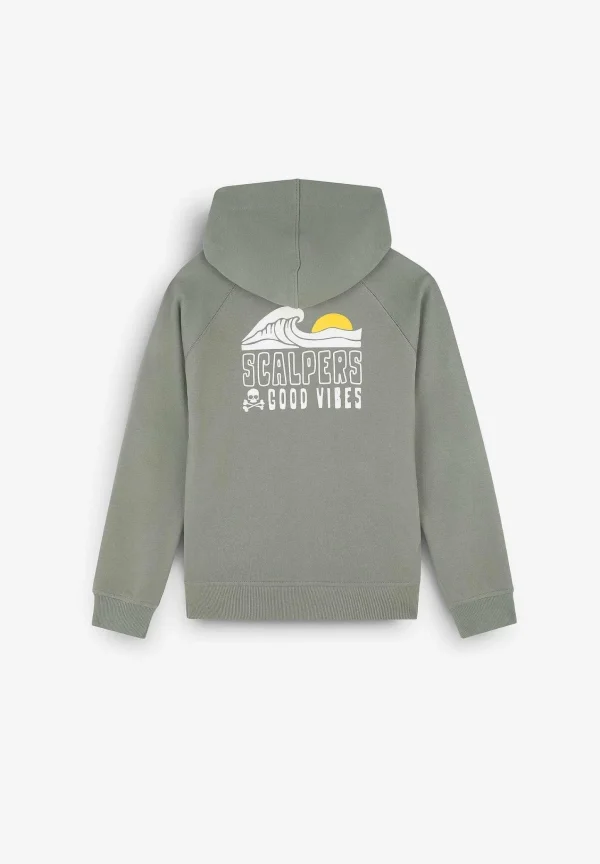 Sale Scalpers Sudadera Capucha Detalle Cuello