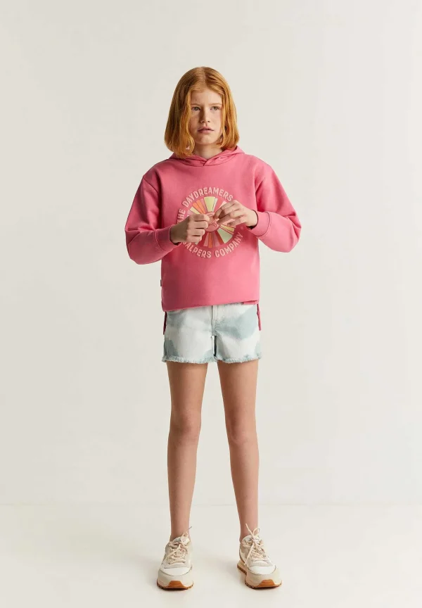 Fashion Scalpers Sudadera Capucha Detalles Print Puff