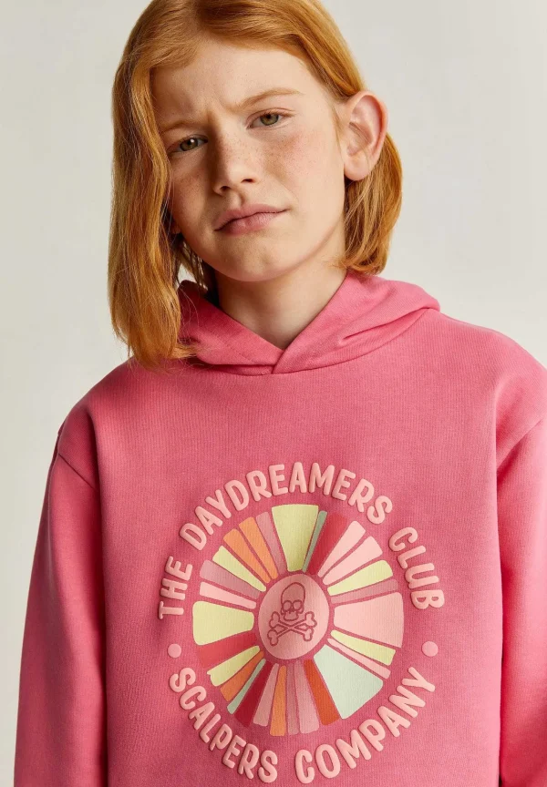 Fashion Scalpers Sudadera Capucha Detalles Print Puff