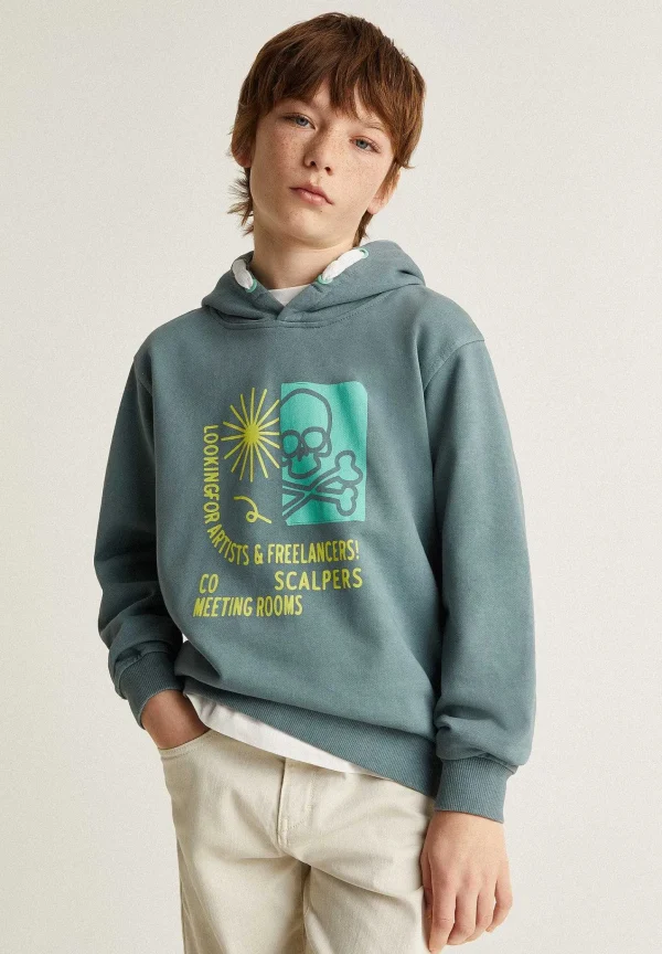 Best Scalpers Sudadera Capucha Print Delantero