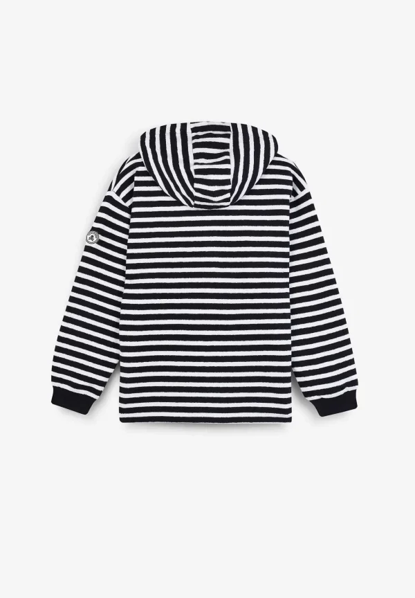 Hot Scalpers Sudadera Capucha Rayas Cremallera