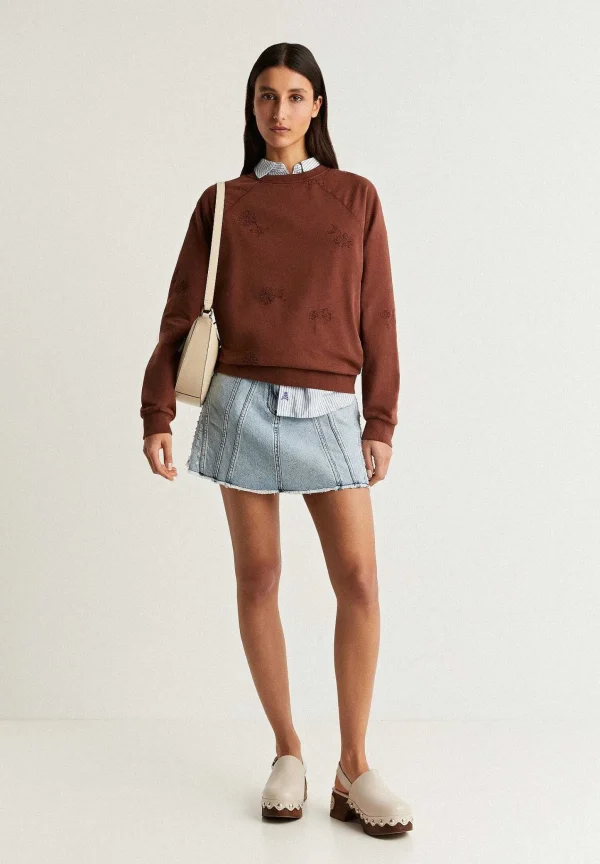 Cheap Scalpers Sudadera Detalle Pespuntes Flores