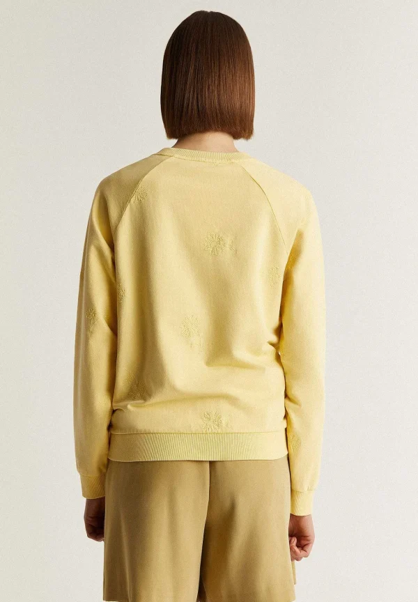 Shop Scalpers Sudadera Detalle Pespuntes Flores