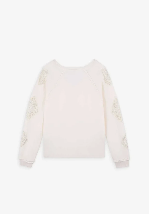 Outlet Scalpers Sudadera Detalles Crochet