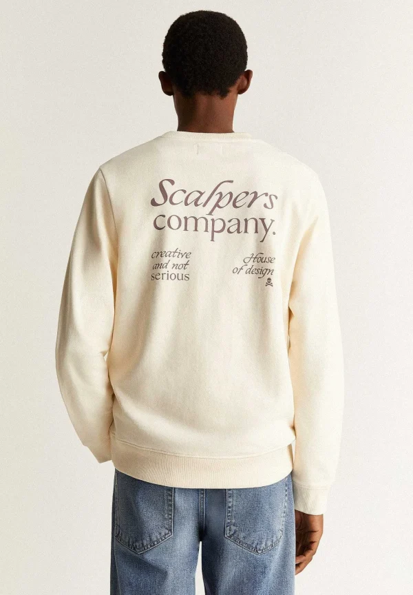 New Scalpers Sudadera Print Contraste