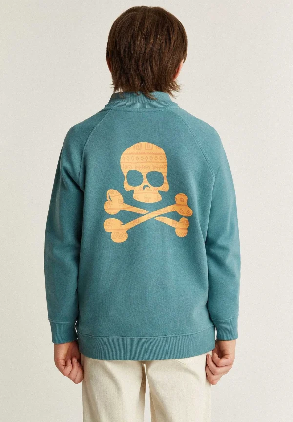 Sale Scalpers Sudadera Print Trasero Etnico