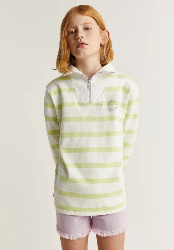 Flash Sale Scalpers Sudadera Rayas Detalle Cremallera