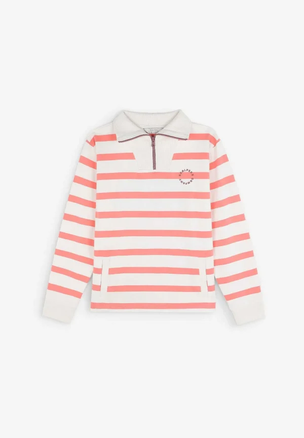 Fashion Scalpers Sudadera Rayas Detalle Cremallera
