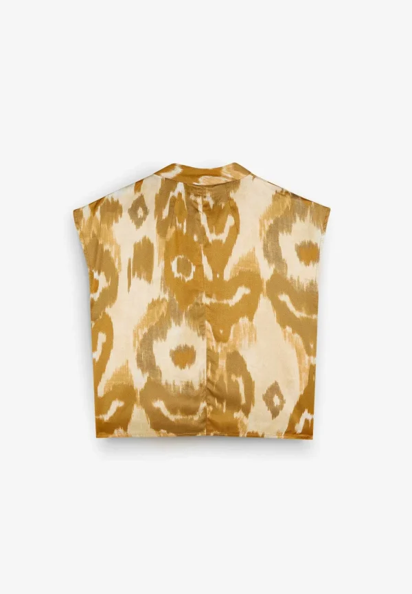 Discount Scalpers Top Animal Print Cruzado