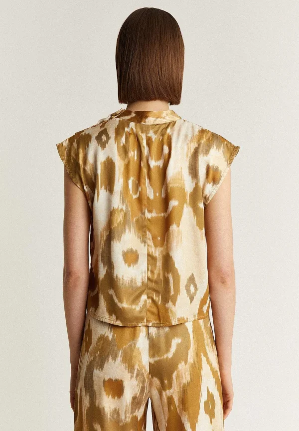 Fashion Scalpers Top Animal Print Cruzado
