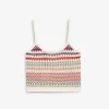 Online Scalpers Top Crochet Multicolor