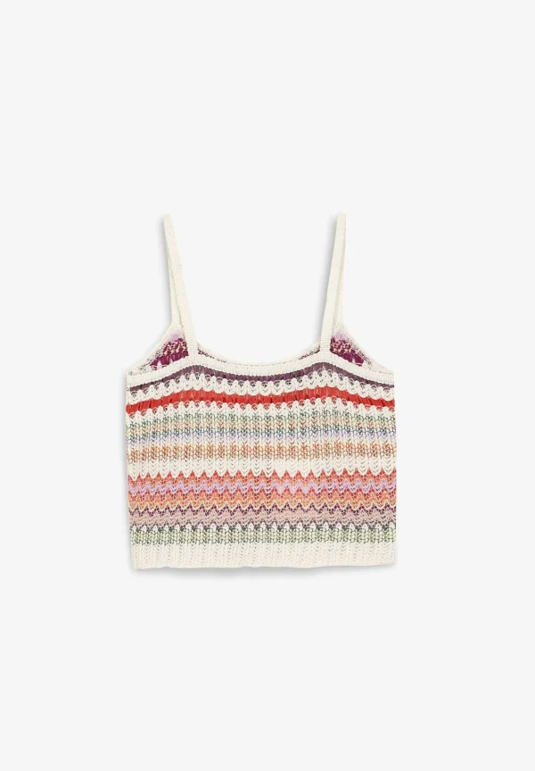 Online Scalpers Top Crochet Multicolor