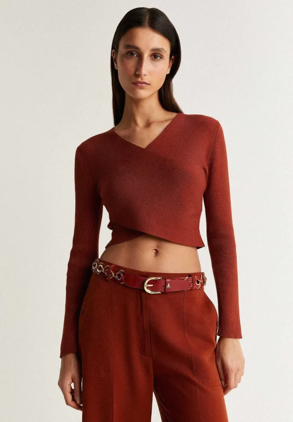 Online Scalpers Top Cropped Punto Canale